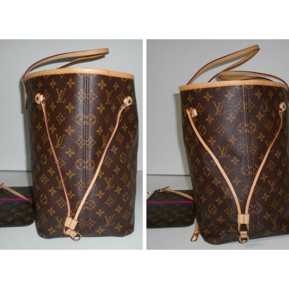 100% Auth Louis Vuitton Neverfull GM MON+ Pouch - Picture 4 of 8